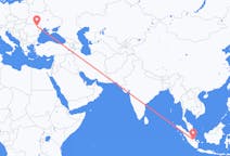 Flyreiser fra Jambi, Indonesia til Iași, Romania