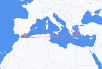 Vluchten van Melilla, Spanje naar Thera, Griekenland