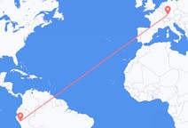 Flug frá Cajamarca, Perú til Stuttgart, Þýskalandi