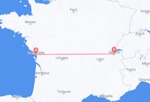 Flyreiser fra Genève, Sveits til La Rochelle, Frankrike