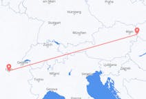 Flights from Lyon to Bratislava