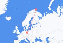 出发地 挪威出发地 希尔克内斯目的地 捷克布拉格的航班