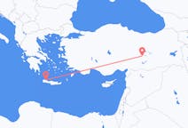 Flyreiser fra Malatya, Tyrkia til Khania, Hellas