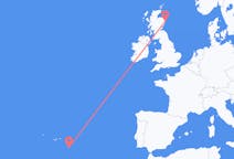 Flights from Santa Maria Island, Portugal to Aberdeen, the United Kingdom