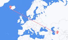 Flüge von Aşgabat, Turkmenistan nach Reykjavík, Island