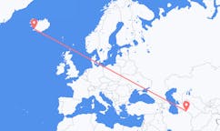 Loty z Aszchabad, Turkmenistan do Reykjaviku, Islandia