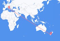 Flights from Dunedin, New Zealand to Naples, Italy