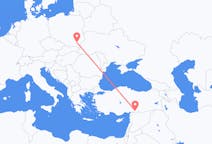Flyreiser fra Gaziantep, Tyrkia til Rzeszow, Polen