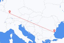 Flyrejser fra Varna, Bulgarien til Karlsruhe, Tyskland