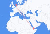Flyg från Hargeisa, Somalia till Amsterdam, Nederländerna