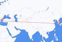 Flyreiser fra Tsushima, Japan til Izmir, Tyrkia