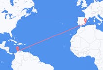 Flyreiser fra Santa Marta, Colombia til Alicante, Spania