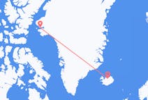 Lennot Akureyristä, Islanti Qaanaaqiin, Grönlanti