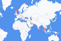 Flights from Padang to Aberdeen