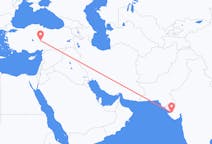 Vluchten van Jamnagar, India naar Kayseri, Turkije