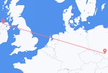 Flyrejser fra Katowice, Polen til Derry, Nordirland