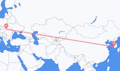 Fly fra Gwangju til Satu Mare