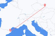 Flights from Girona to Ostrava