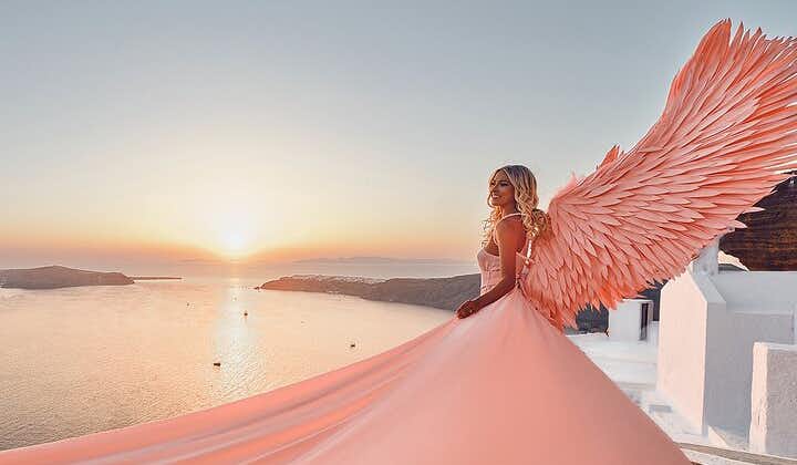 Santorini Wings Photo