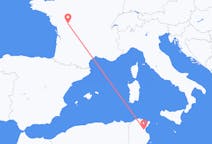 Flyrejser fra Enfidha, Tunesien til Poitiers, Frankrig