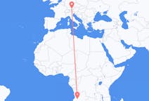 Flyrejser fra Huambo, Angola til München, Tyskland