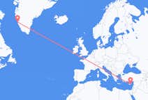 Flyg från Larnaca till Nuuk