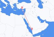 Flights from Jizan, Saudi Arabia to Gazipaşa, Turkey
