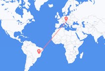 Flights from Montes Claros, Brazil to Klagenfurt, Austria