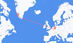 Flyreiser fra Frankfurt, Tyskland til Paamiut, Grønland