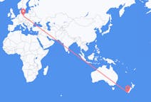 Flyreiser fra Invercargill, New Zealand til Berlin, Tyskland