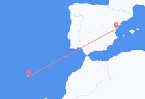 Loty z Funchal, Portugalia do Castelló de la Plana, Hiszpania