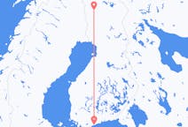 Flyreiser fra Helsingfors, Finland til Kolari, Finland