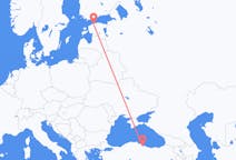 Vluchten van Tallinn, Estland naar Samsun, Turkije
