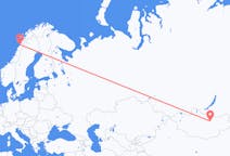 Flights from Ulaanbaatar, Mongolia to Bodø, Norway