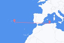 Vols de Béjaïa, Algérie pour Ponta Delgada, portugal