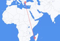 Flyreiser fra Toliara, Madagaskar til Khios, Hellas