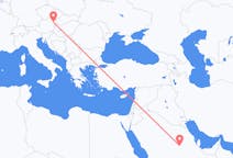 Flyreiser fra Riyadh, Saudi-Arabia til Vienna, Østerrike