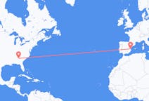 Flights from Atlanta, the United States to Valencia, Spain