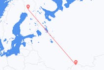 Flyreiser fra Muntlig, Kasakhstan til Rovaniemi, Finland