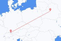 Vluchten van Minsk, Belarus naar Friedrichshafen, Duitsland
