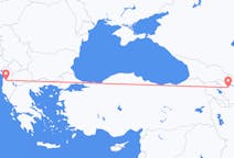 Flyreiser fra Gandsja, til Tirana