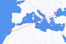Flights from Agadir, Morocco to Burgas, Bulgaria