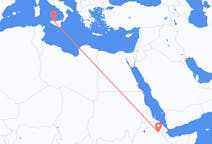 Flüge von Semera, Äthiopien nach Palermo, Italien
