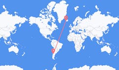 Flyrejser fra Bariloche, Argentina til Reykjavik, Island