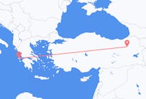 Flyg från Cephalonia till Erzurum