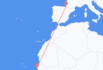Flyreiser fra Dakar, Senegal til Biarritz, Frankrike