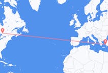 Flyrejser fra North Bay, Canada til Samos, Grækenland