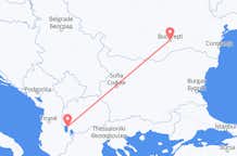 Flyreiser fra Ohrid, Nord-Makedonia til București, Romania