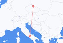 Flyg från Pardubice till Neapel