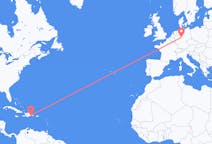 Flyreiser fra Santo Domingo, den dominikanske republikk til Kassel, Tyskland